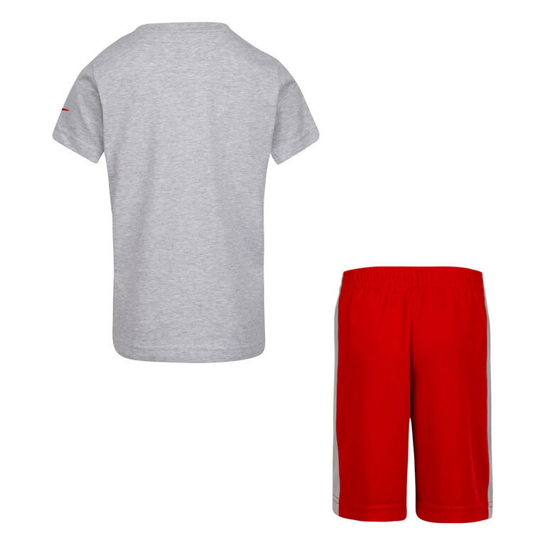 Nike T-shirt and short set Red, Size 4