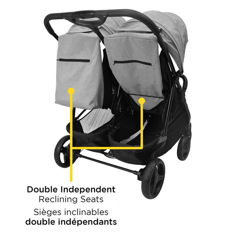 Safety 1st Double Duo Stroller - Flint Grey