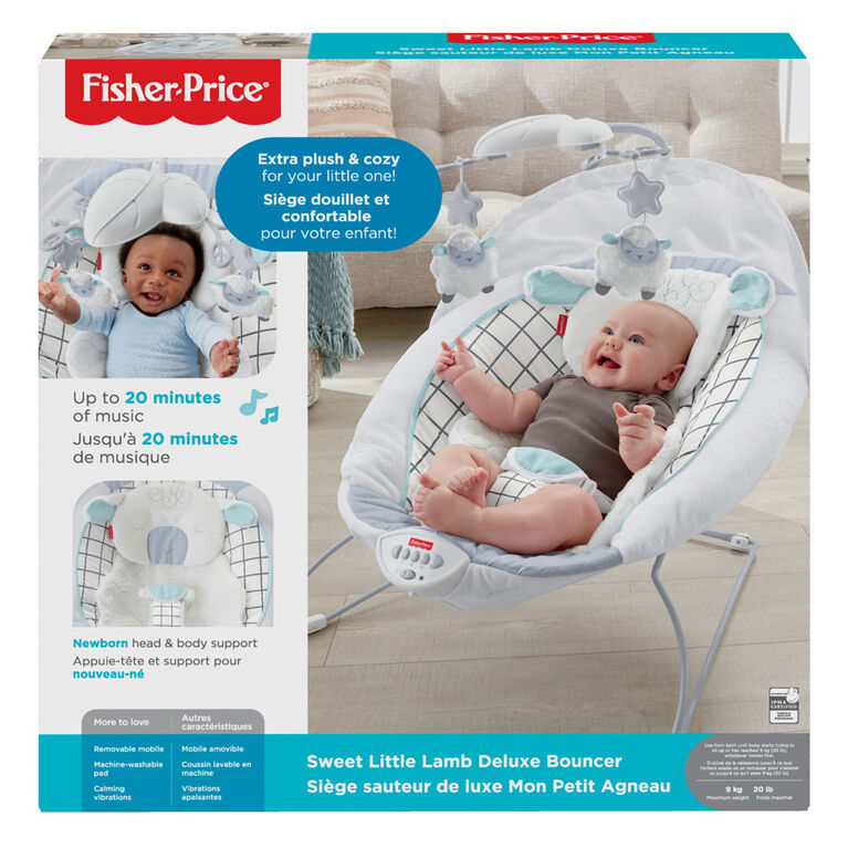 Fisher-Price - Siège sauteur de luxe Mon petit agneau