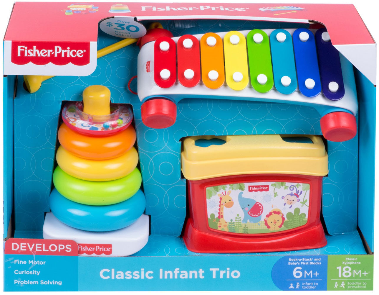Fisher price classic new arrivals infant trio set