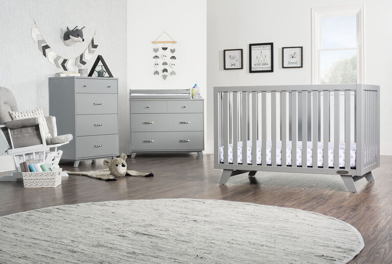 Child Craft Forever Eclectic SOHO 4-in-1 Convertible Crib - Gray