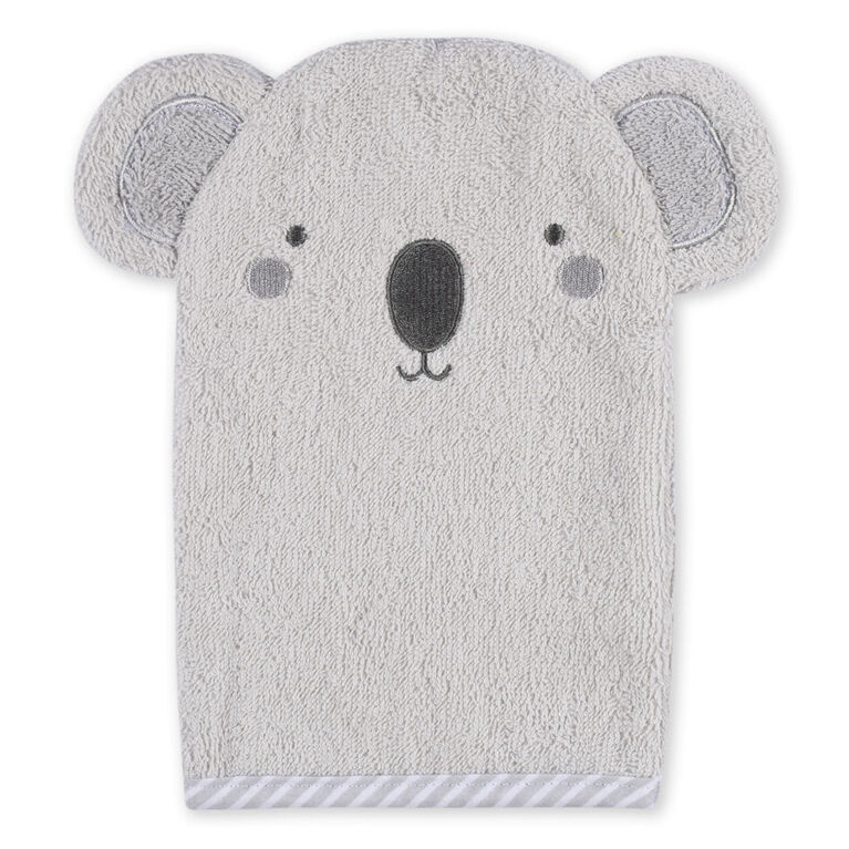 Koala Baby - Bear Woven Hooded Towel and Mitt