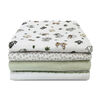 Lot de 4 couvertures en flanelle pour bébé Koala Woodland