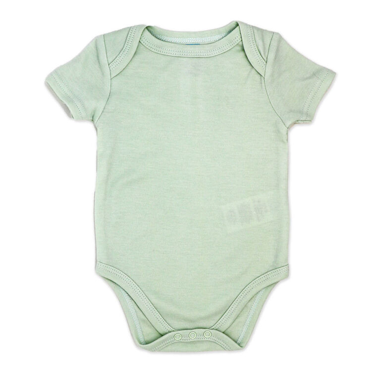 Baby Mode 3 Pack Bodysuit: Green Safari 6-9M