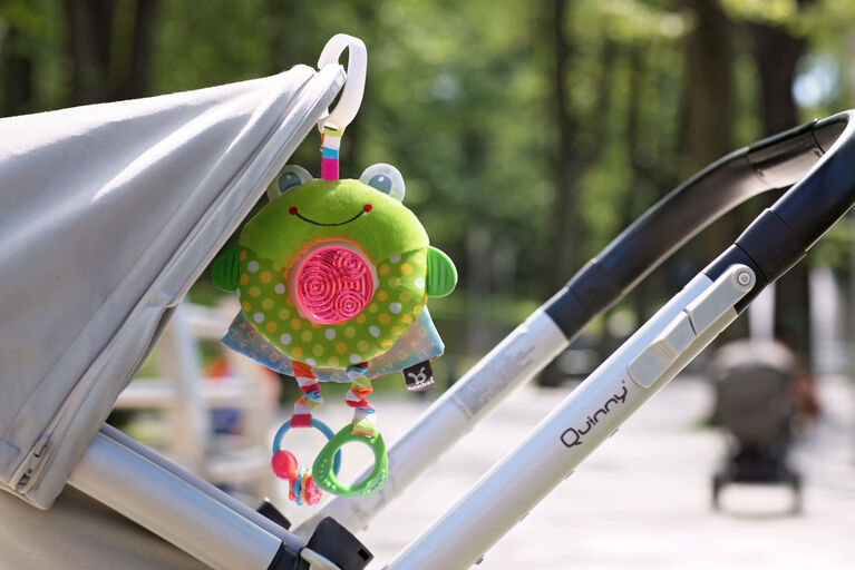 Jouet de voyage Amis Éblouissants Benbat - Grenouille / Vert / 0-24 mois