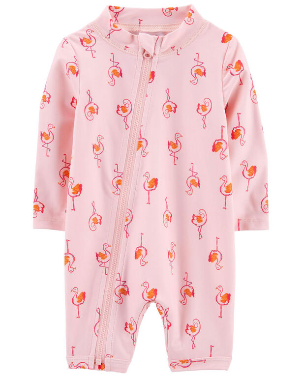 Carter's Flamingo One Piece Rashguard 24M