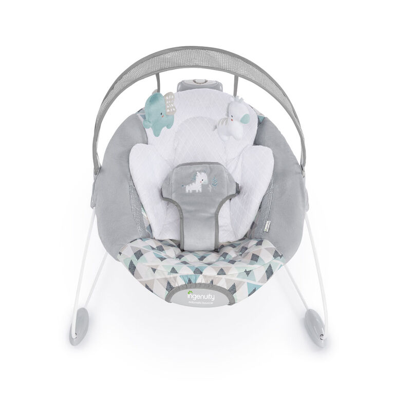 Ingenuity Flora The Unicorn Vibrating Infant Baby Bouncer,, 54 OFF