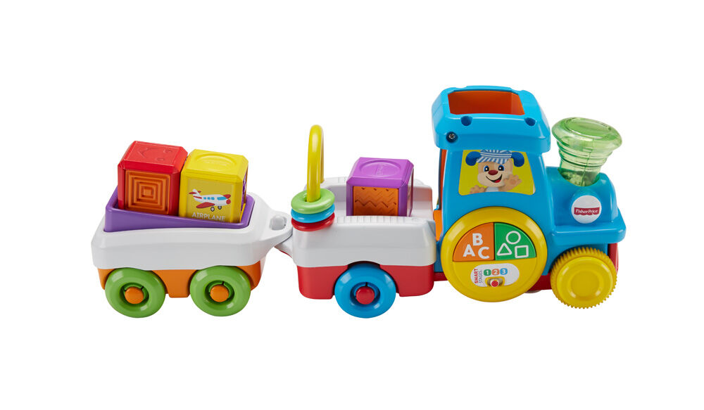 fisher price first words crawl along train