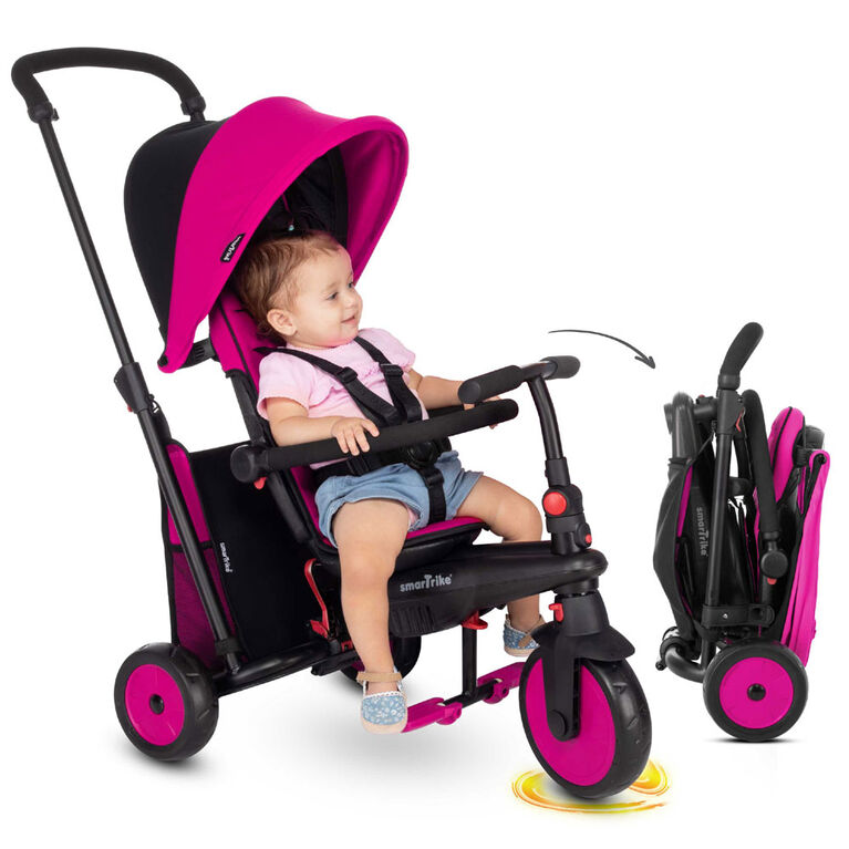 smarTrike STR3 - tricycle pliant bébé - Rose