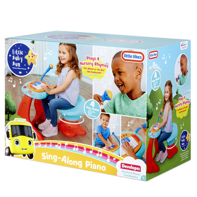 Little Baby Bum Sing-Along Piano Musical Station Keyboard with Working Microphone