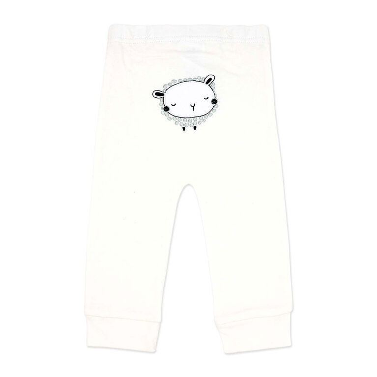 Baby Mode 3 Piece Turn Me Around Set: Ivory Sheep 0-3M