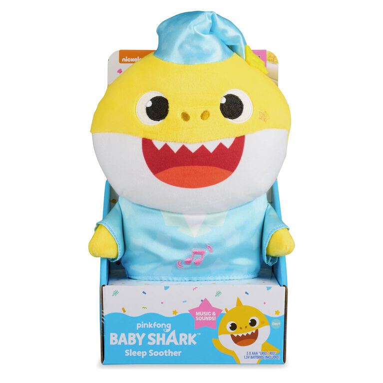 Sucette en peluche bébé requin