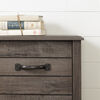 Ulysses Twin Bookcase Headboard with Doors Fall Oak