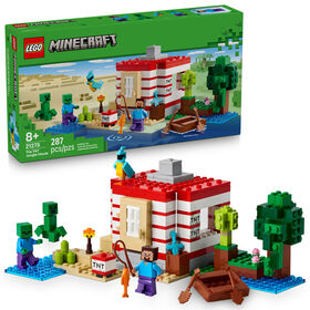 LEGO Minecraft La Maison de la Jungle TNT, Jouet de Construction à Collectionner sur le Thème du Jeu Vidéo, Cadeau Créatif pour les Amateur de Jeu Vidéo 21275
