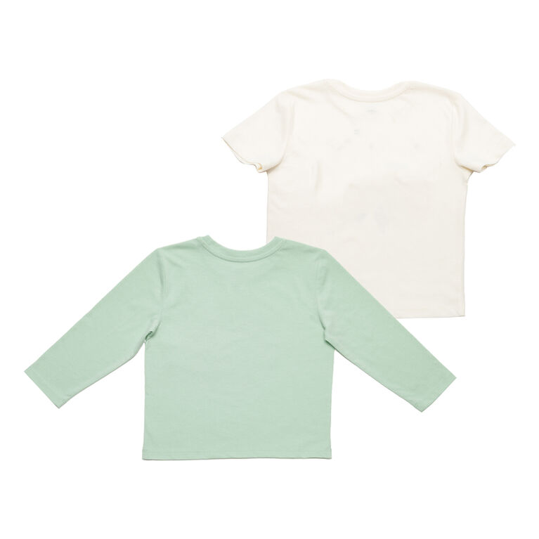 Jurassic Park - 2 Piece Combo Set - Green & Off White - Size 2T - Toys R Us Exclusive