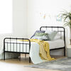 Cotton Candy Twin Metal Platform Bed BK