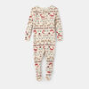 doux pyjama une pièce, 6-9m - blanc