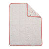 Baby's First by Nemcor Couverture matelassée en jersey de coton, fleurie