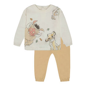 Lion King  Fleece Jogger Set Tan