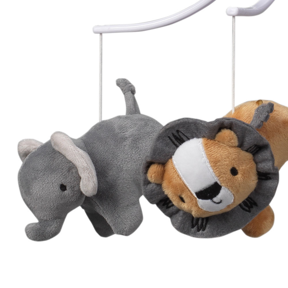 Bedtime Originals Jungle Fun Musical Baby Crib Mobile Multicolor