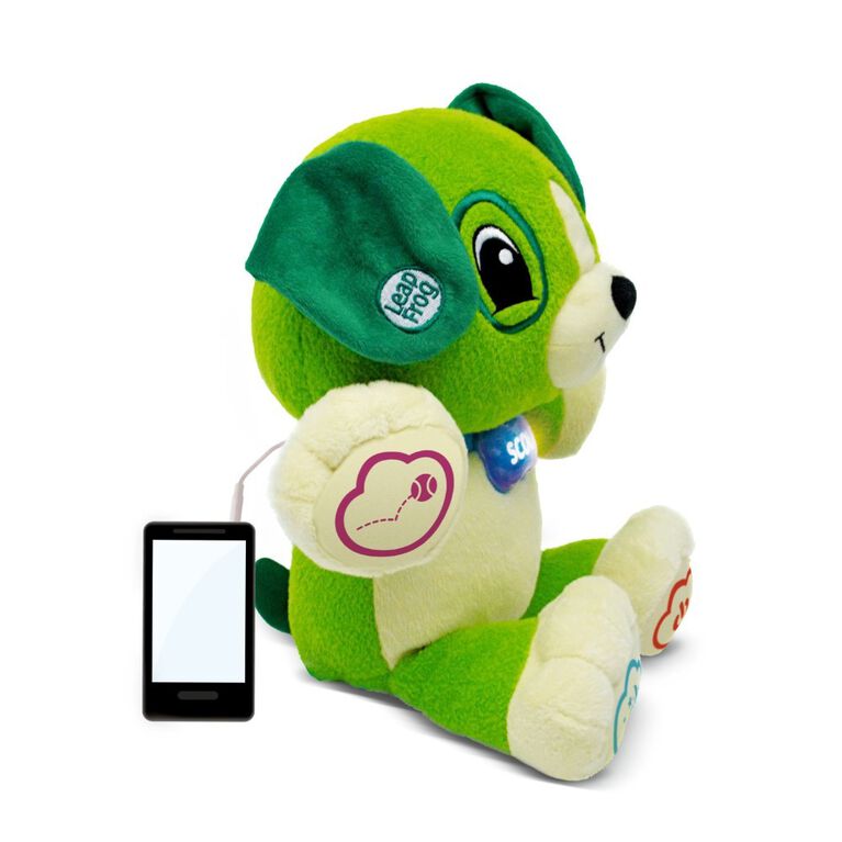 LeapFrog Mon Ami Scout, peluche pour b&eacute;b&eacute; avec personnalisation, musique et berceuses, contenu &eacute;ducatif pour les b&eacute;b&eacute;s et les jeunes enfants &Eacute;dition fran&ccedil;aise