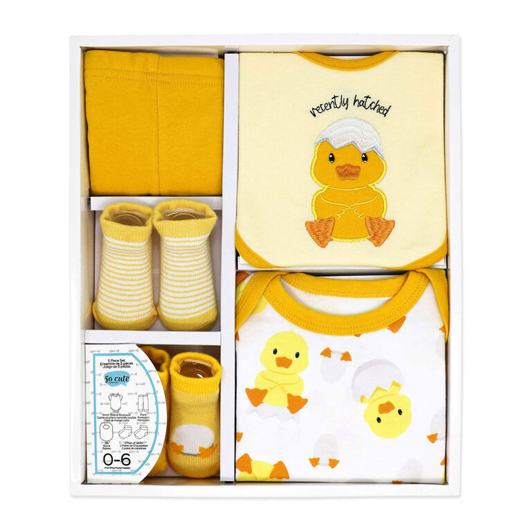 So cute By Baby Mode 5 Piece Box: Yellow Recently Hatched