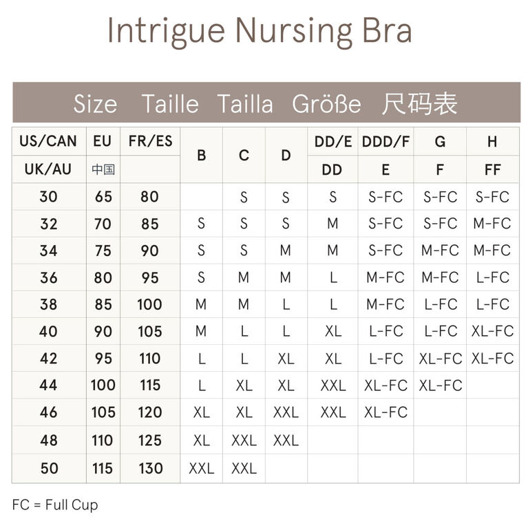 Bravado! Designs Intrigue Balconette Maternity & Nursing Bra, Pearl, XX-Large