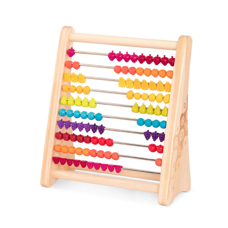 Wooden Abacus W/ Fruits