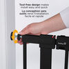 Safety 1st Easy Install Walk-Through Metal Gate- Black