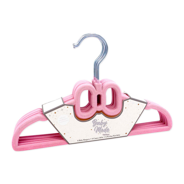 Baby Mode Signature Grey Bear Hanger: Set of 6
