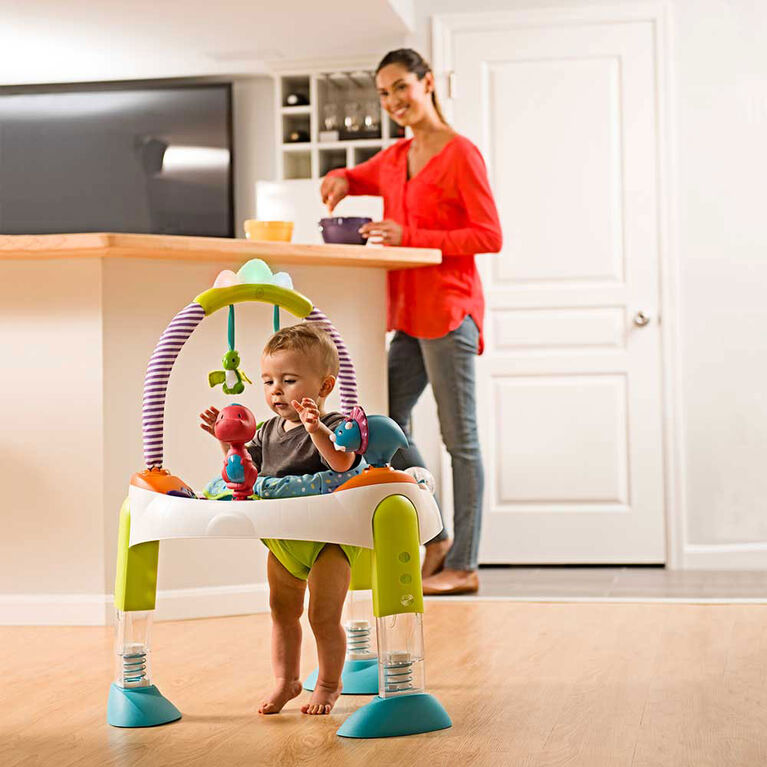 Evenflo Exersaucer Pliage Rapide Et En Route, D Est Pour Dino.