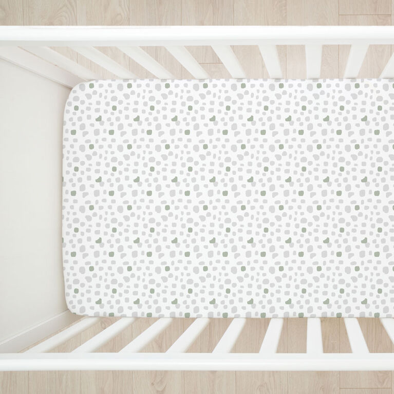 Koala Baby 2 Pack Flannel Sheet Woodland/Dots
