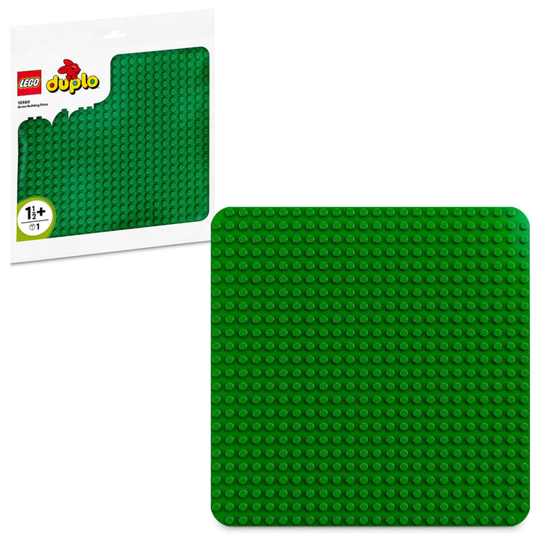 LEGO DUPLO Plaque de construction verte 10980 Jeu de construction (1 pièce)