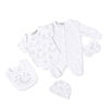 Bonjour Bebe - Bear 5-Piece Velour Gift Set - English Edition - 3-6 Months