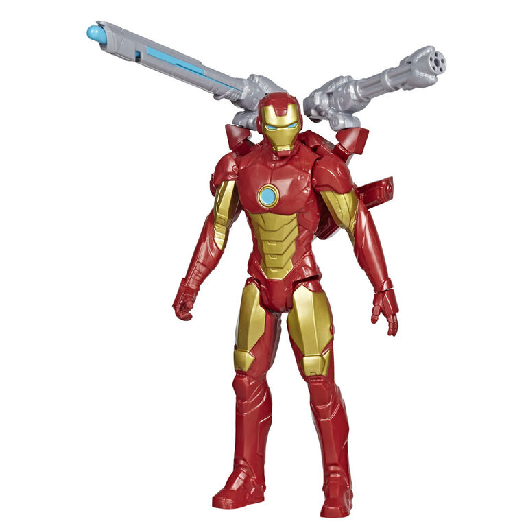 Marvel Avengers Titan Hero Series Blast Gear Iron Man Action Figure