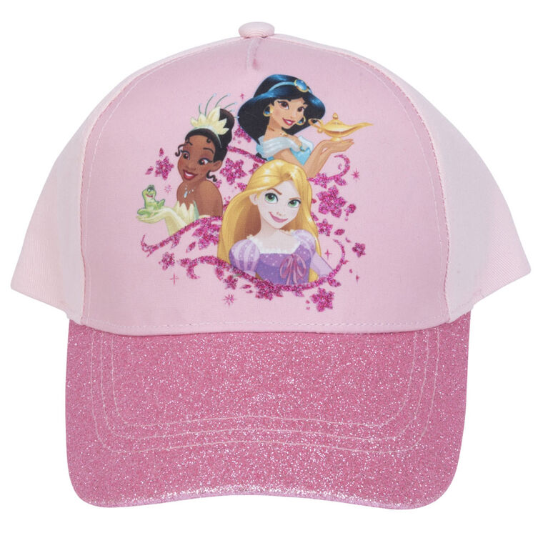 Disney Disney Princess Trio Kids Baseball Cap - Jasmine, Tiana And Rapunzle Pink