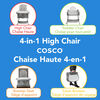 Cosco Sit Smart 4 In 1 Highchair - Grey Linen