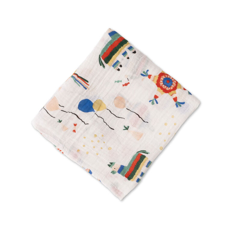 Red Rover - Cotton Muslin Swaddle Single - Party Time - R Exclusive