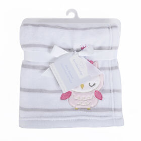 Koala Baby Soft And Cozy Appilque Baby Blanket - Owl