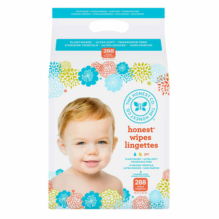 Honest Wipes 288 Pack