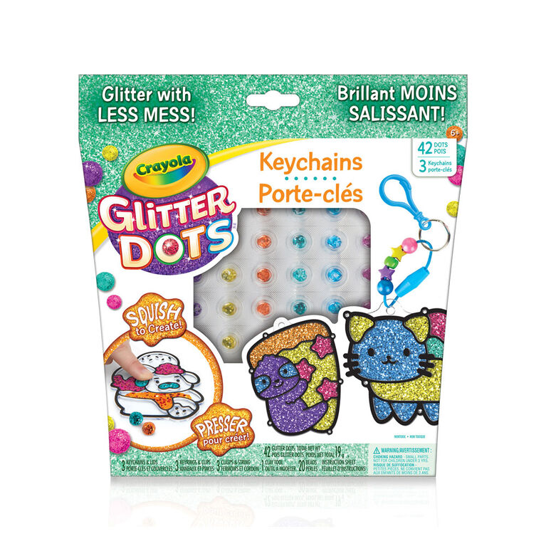 Crayola Glitter Dots Keychain Sparkle Friends Kit Toys R Us Canada