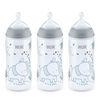 NUK Smooth Flow Anti-Colic Bottle, 10 oz, 3 Pack, 0+ Months, Blue