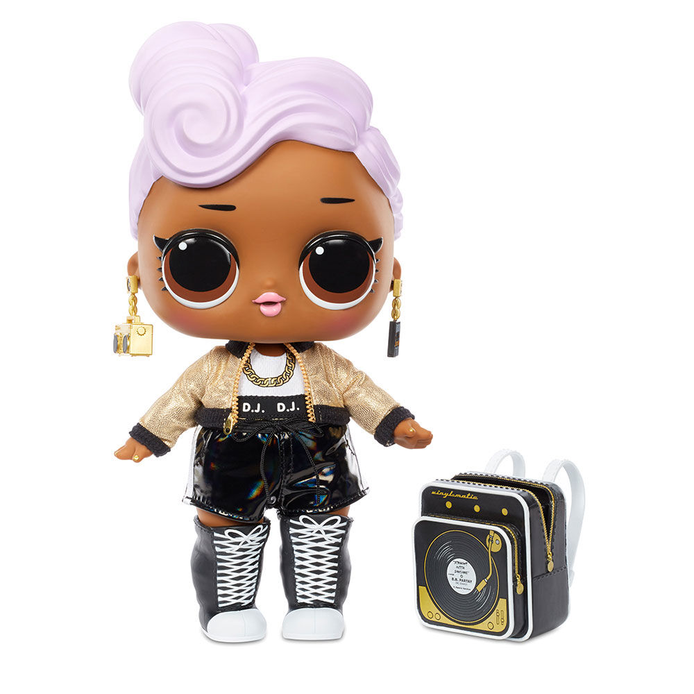 L.O.L. Surprise Big B.B. Big Baby D.J. 11 Large Doll Unbox Fashions Shoes Accessories Includes Playset Desk Chair and Backdrop Toys R Us Canada