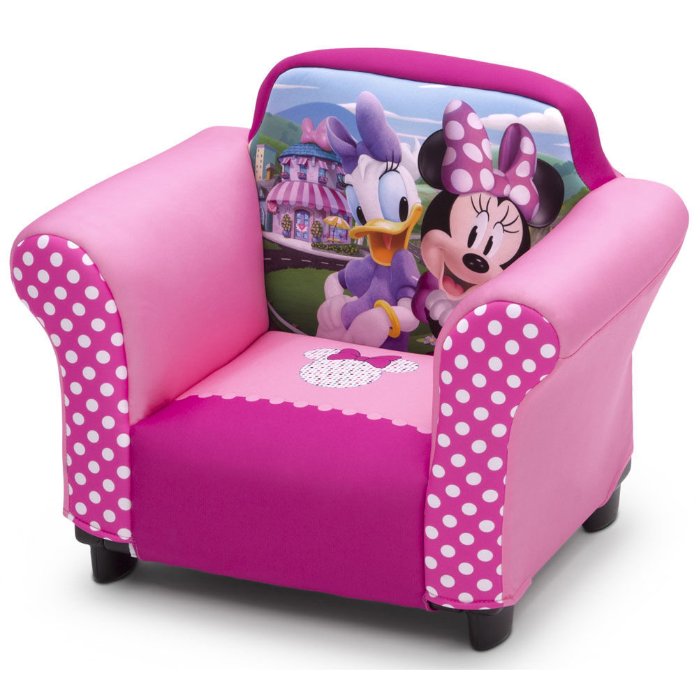 Delta Children Disney Minnie Mouse Kids Upholstered Chair with