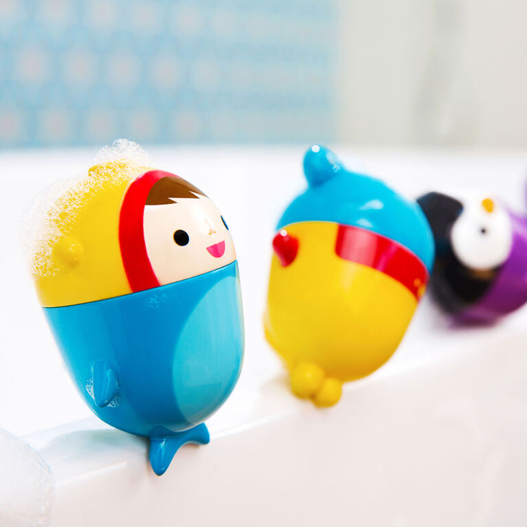 CleanSqueeze Mold-Free Bath Squirts- Scuba & Shark