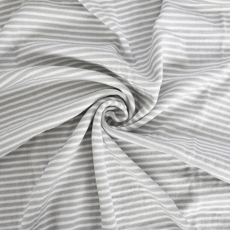 Baby's First by Nemcor Cotton Knit Baby Blanket, Stripe