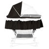 Lacy Portable 2In1 Bassinet&Cradle-Black