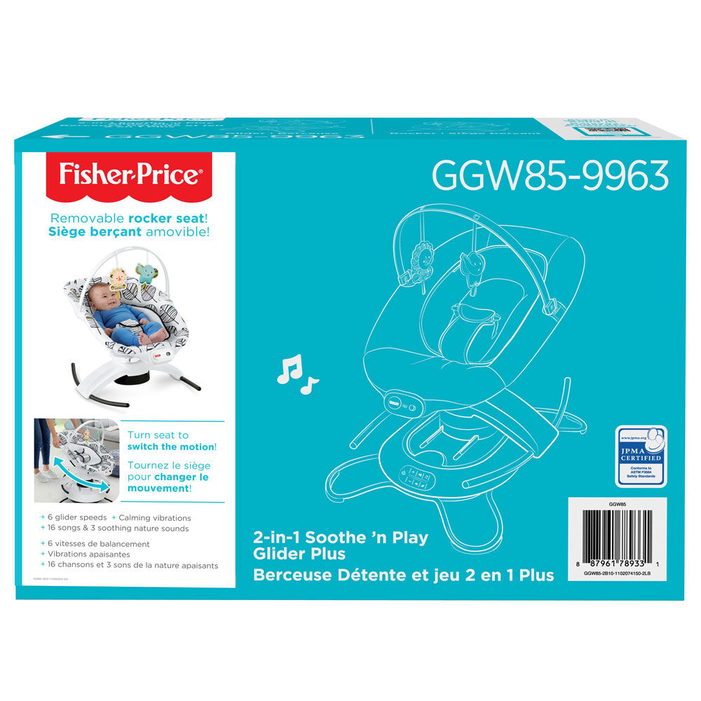 Fisher price soothe hotsell n play glider plus