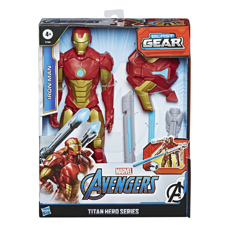 Marvel Avengers Titan Hero Series Blast Gear Iron Man Action Figure