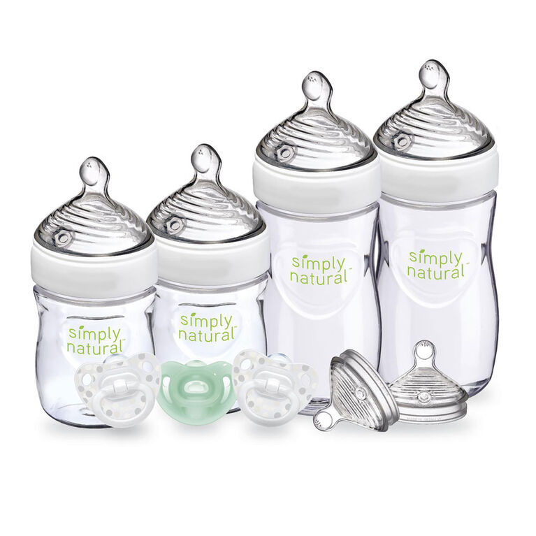 Ensemble-cadeau pour nouveau-né NUK Simply Natural, 9 pièces, 0 mois et plus